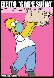 homer-simpson-porco-gripe-suina